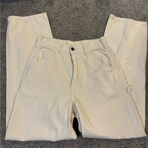 Brandy Melville Cream Cargo Pants